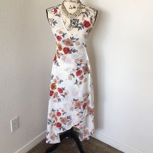 Wrap around beach cover dress